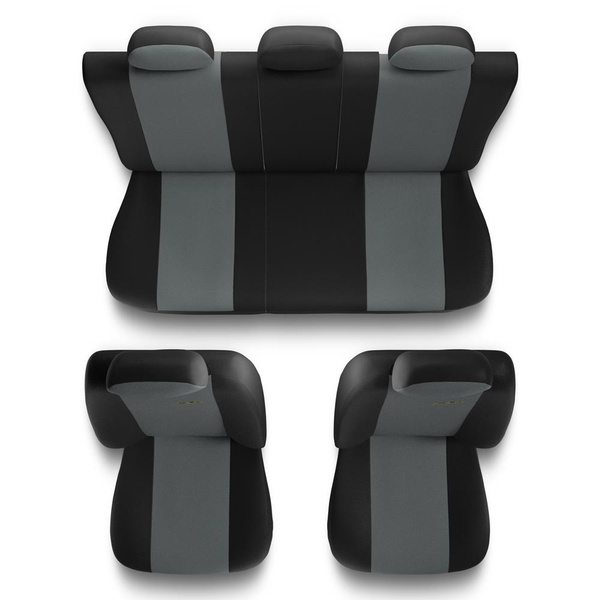 Housses de siège adaptées pour Fiat Bravo I, II (1995-2015) - housse siege voiture universelles - couverture siege - X.R-G2