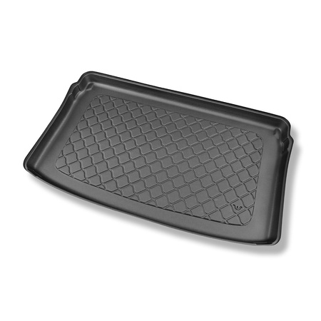 Tapis de coffre adapté pour Audi A1 GB Sportback (07.2018-....) - bac de coffre - protection de coffre voiture - coffre supérieur; plancher amovible en la position la plus haute