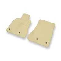 Tapis de Sol Velours adapté pour Lexus GS II (1997-2004) - Premium tapis de voiture - beige