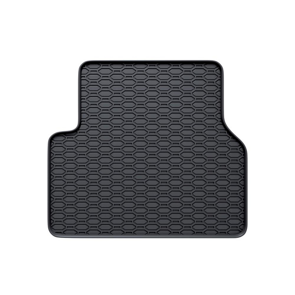 Tapis de sol en caoutchouc adapté pour Volkswagen Tiguan I SUV (2007-2015) - tapis de voiture - noir - 4 pcs.