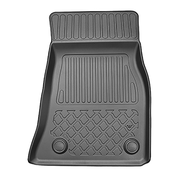 Tapis de sol en TPE adapté pour BMW i4 G26 Gran Coupé (11.2021-....) - tapis de voiture - noir