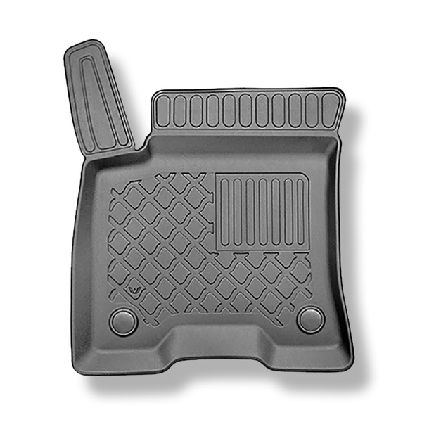 Tapis de sol en TPE adapté pour Mercedes-Benz EQA H243 SUV (03.2021-....) - tapis de voiture - noir