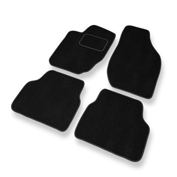 Tapis de Sol Velours adapté pour Lancia Thema I (1984-1994) - Premium tapis de voiture - noir