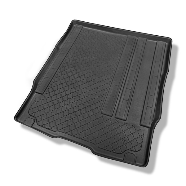 Tapis de coffre adapté pour Citroen SpaceTourer Van (01.2016-....) - bac de coffre - protection de coffre voiture - derriere 2e rangée de sieges; empattement long