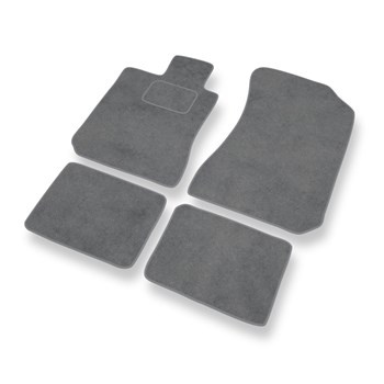 Tapis de Sol Velours adapté pour Honda Legend IV (2004-2012) - Premium tapis de voiture - gris