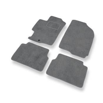 Tapis de Sol Velours adapté pour Mazda 6 I (2002-2008) - Premium tapis de voiture - gris