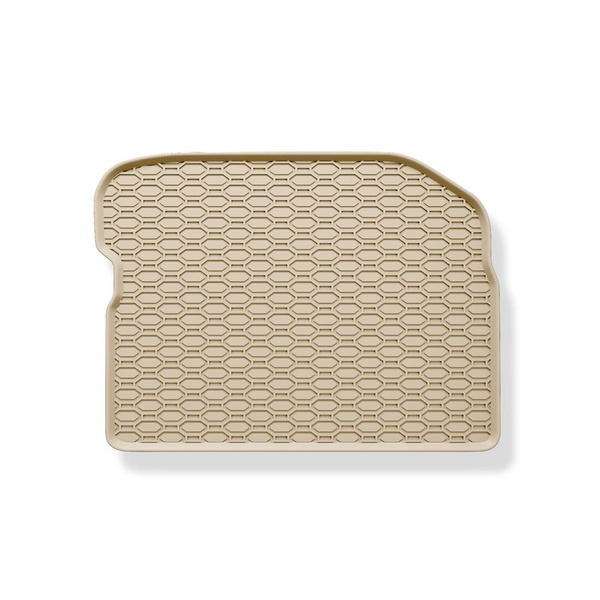 Tapis de sol en caoutchouc adapté pour Volkswagen Golf IV (1997-2006) - tapis de voiture - beige
