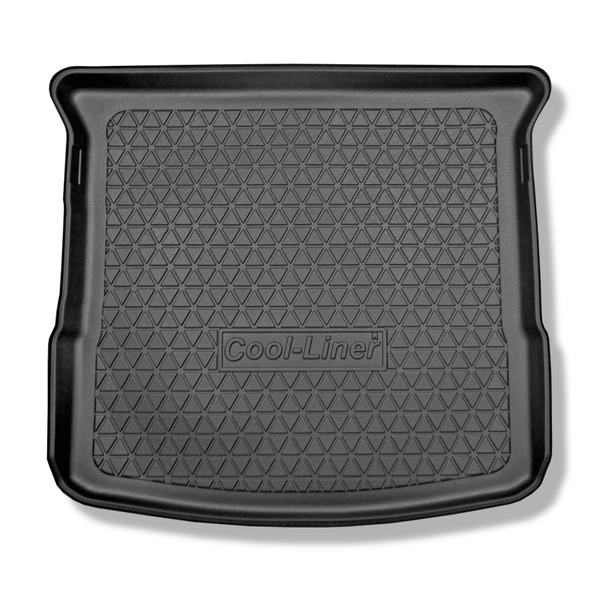 Tapis de coffre adapté pour BMW 2 F46 Gran Tourer (03.2015-2022) - bac de coffre - protection de coffre voiture - 5/7 places; 3e rangée abaissée