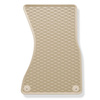 Tapis de sol en caoutchouc adapté pour Audi A6 C7 (2011-2018) - tapis de voiture - beige