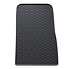 Tapis de sol en caoutchouc adapté pour Ford Fiesta VIII (2017-....) - tapis de voiture - noir