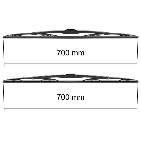 Balais d'essuie-glace de pare-brise adaptés pour Scania P Camion (2005-2019) - balais standard
