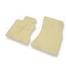 Tapis de Sol Velours adapté pour BMW 5 M5 IV E60 (2005-2010) - Premium tapis de voiture - beige