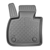 Tapis de sol en TPE adapté pour BMW X1 F48 SAV (10.2015-09.2022) - non pour version hybride - tapis de voiture - noir