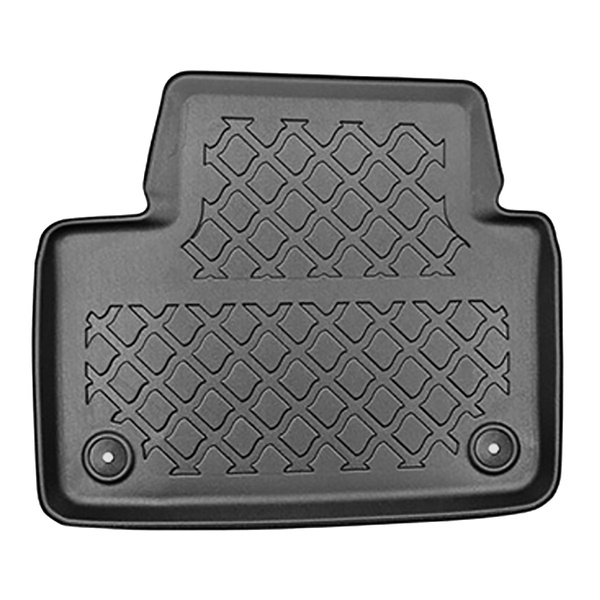 Tapis de sol en TPE adapté pour Volvo S60 III Berline (10.2018-....) - tapis de voiture - noir