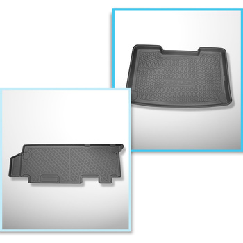 Kit tapis de coffre et tapis de voiture TPE pour: Volkswagen Caravelle T6, T6.1 