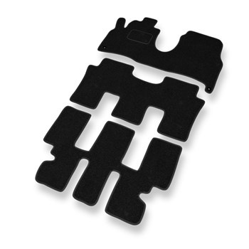 Tapis de Sol Feutres adapté pour Fiat Ulysse II (2002-2010) - tapis de voiture - noir