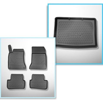 Kit tapis de coffre et tapis de voiture TPE pour: Mercedes-Benz Classe B W246 Sp