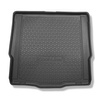 Tapis de coffre adapté pour Ford Mondeo V Break (01.2015-04.2022) - bac de coffre - protection de coffre voiture - avec roue de secours à usage temporaire ou kit de réparation