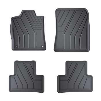 Tapis de sol en TPE adapté pour Peugeot 308 Hayon, SW (2021-....) - tapis de voiture - noir