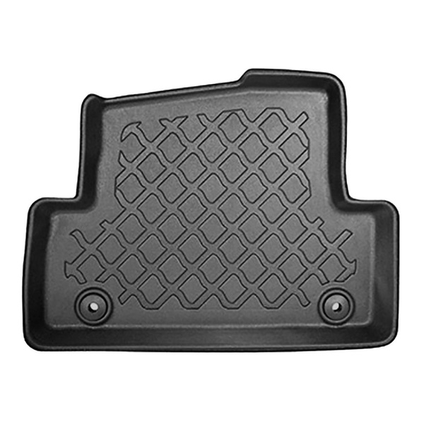 Kit tapis de coffre et tapis de voiture TPE pour: Volvo V40 II Hayon (07.2012-07.2019) - coffre supérieur;pour les voitures avec double plancher de coffre