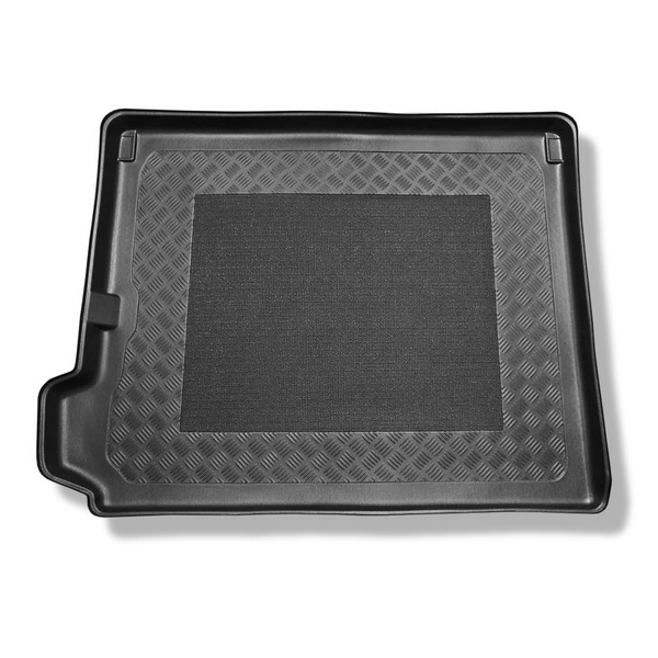 Tapis de coffre adapté pour Citroen C4 Grand Spacetourer Monospace (09.2013-06.2022) - bac de coffre - protection de coffre voiture - 7 places; 3me rangée abaissée