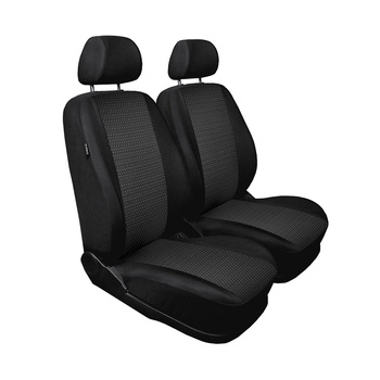 Housses de siège sur mesure adaptées pour Citroen Nemo Van (2007-2019) - housse siege voiture - couverture siege - noir