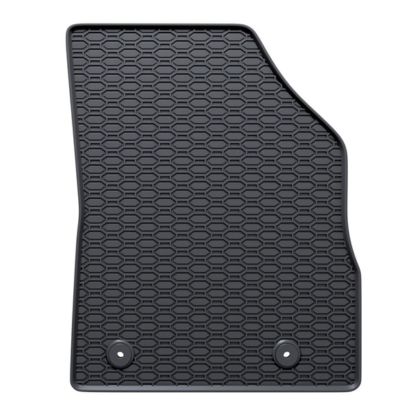 Tapis de sol en caoutchouc adapté pour Opel Astra K Hayon, Sports Tourer (2015-2022) - tapis de voiture - noir - 4 pcs.