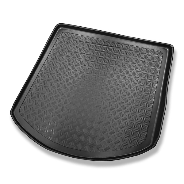 Tapis de coffre adapté pour Ford Mondeo IV Break (09.2007-12.2014) - bac de coffre - protection de coffre voiture - avec roue de secours taille normale