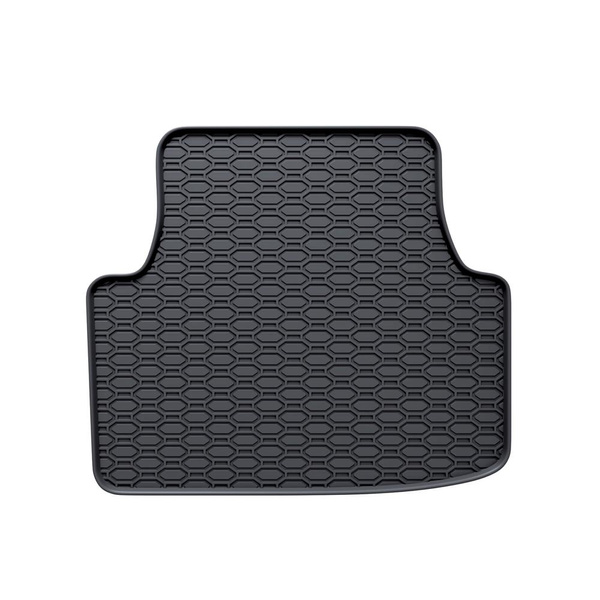 Tapis de sol en caoutchouc adapté pour Audi Q3 II SUV (2018-....) - tapis de voiture - noir - 4 pcs.
