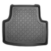 Tapis de sol en TPE adapté pour Skoda Octavia III 5E Liftback (12.2015-10.2022) - tapis de voiture - noir