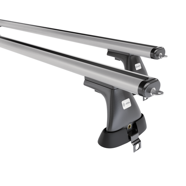 Barres de toit en aluminium adapté pour Mercedes-Benz Classe S W220 Berline (1999-2005) - Porte-Bagages de Voiture argent - toit normal