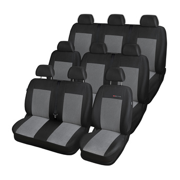 Housses de siège sur mesure adaptées pour Ford Transit VII Van (2013-2019) 9 places - housse siege voiture - couverture siege - E2