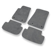 Tapis de Sol Velours adapté pour Chevrolet Camaro V Coupé, Cabriolet (2009-2015) - Premium tapis de voiture - gris