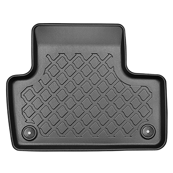 Tapis de sol en TPE adapté pour Volvo XC60 II SUV (07.2017-....) - tapis de voiture - noir