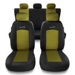 Housses de siège adaptées pour Audi A6 C4, C5, C6, C7, C8 (1994-....) - housse siege voiture universelles - couverture siege - S-Y