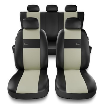 Housses de siège adaptées pour Alfa Romeo 166 I, II, III (1998-2007) - housse siege voiture universelles - couverture siege - XL-BE
