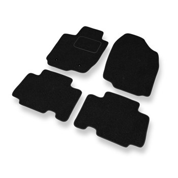 Tapis de Sol Feutres adapté pour Toyota RAV4 III (2005-2012) - tapis de voiture - noir