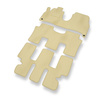 Tapis de Sol Velours adapté pour Peugeot 807 Monospace (2002-2014) - Premium tapis de voiture - beige