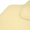 Tapis de Sol Velours adapté pour Hyundai i10 I Hayon (2007-2012) - Premium tapis de voiture - beige