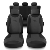 Housses de siège adaptées pour BMW X2 F39, U10 (2017-....) - housse siege voiture universelles - couverture siege - TR-G1