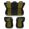 Housses de siège adaptées pour Citroen C3 Aircross I, II (2017-....) - housse siege voiture universelles - couverture siege - S-Y