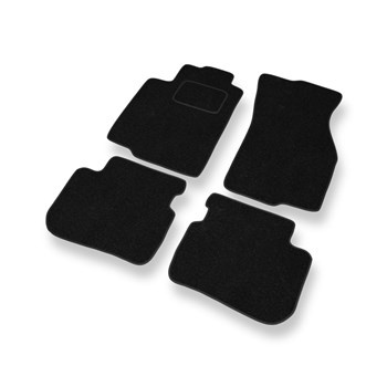 Tapis de Sol Feutres adapté pour Mitsubishi Colt V (1996-2004) - tapis de voiture - noir