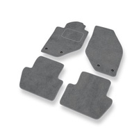 Tapis de Sol Velours adapté pour Volvo V70 I (1997-2000) - Premium tapis de voiture - gris