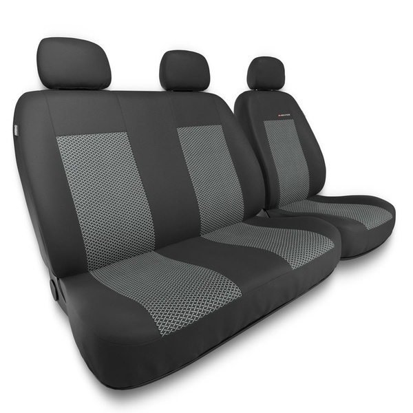 Housses de siège adaptées pour Fiat Ducato III, IV, V, VI (1994-....) - housse siege voiture universelles - couverture siege - BE-2