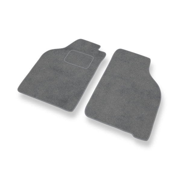 Tapis de Sol Velours adapté pour Ford KA I Hayon (1996-2008) - Premium tapis de voiture - gris