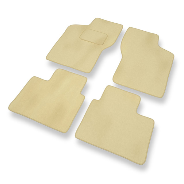 Tapis de Sol Velours adapté pour Fiat Bravo Hayon (1995-2001) - Premium tapis de voiture - beige