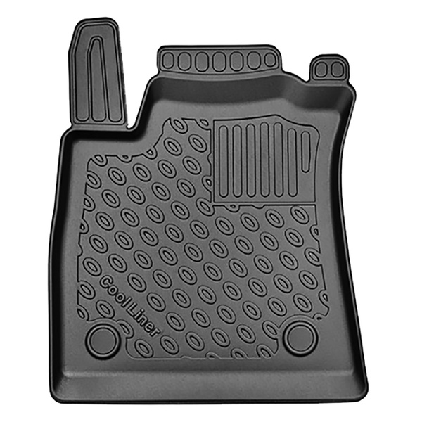 Tapis de sol en TPE adapté pour Renault Megane IV GrandCoupé (01.2017-2024) - tapis de voiture - noir