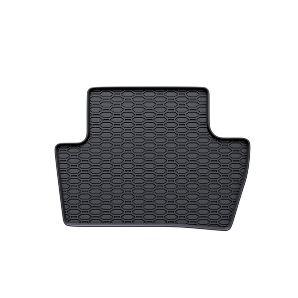 Tapis de sol en caoutchouc adapté pour Citroen C4 Hayon (2001-2010) - tapis de voiture - noir - 4 pcs.