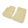Tapis de Sol Velours adapté pour BMW 5 M5 III E39 Berline, Touring (1998-2003) - Premium tapis de voiture - beige