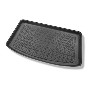 Tapis de coffre adapté pour Kia Rio IV YB Hayon (02.2017-....) - bac de coffre - protection de coffre voiture - coffre supérieur ; modèles avec plancher amovible du coffre; non pour version hybride